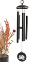 Carillon à vent Noir Lotus 77 cm