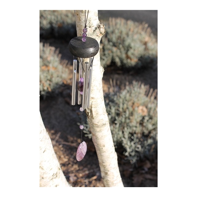 [3660341698334] Carillon à vent Améthyste 33 cm