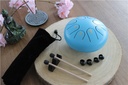 Mini Tongue Drum Bleu Diamètre 15 cm