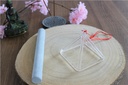 Pyramide chantante en Cristal 10 cm