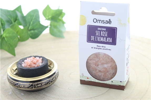 Encens en grains sel rose de l'himalaya 50 g