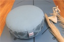 Coussin de yoga rond Bleu