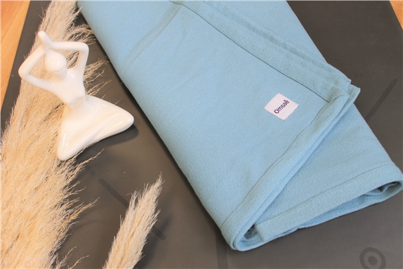 Couverture de yoga Bleue