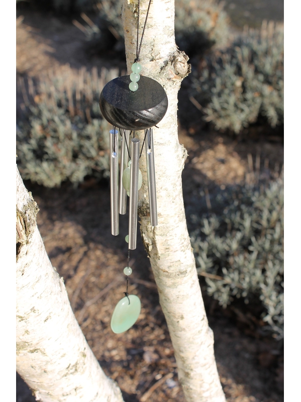 [3660341708927] Carillon à vent Aventurine Verte 33 cm