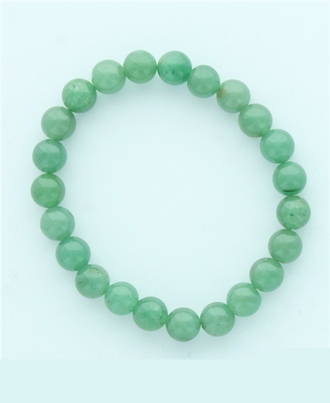 Bracelet Aventurine Verte Perles rondes 8 mm