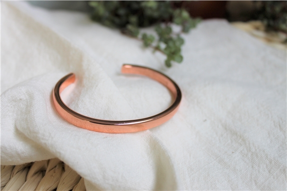 Bracelet cuivre Forme jonc arrondi Petit modèle