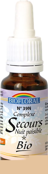 Complexe secours nuit paisible compte-gouttes - 20ml - bio