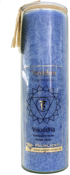Bougie Chakra Vishuddha