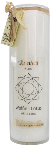 Bougie Chakra Lotus Blanc