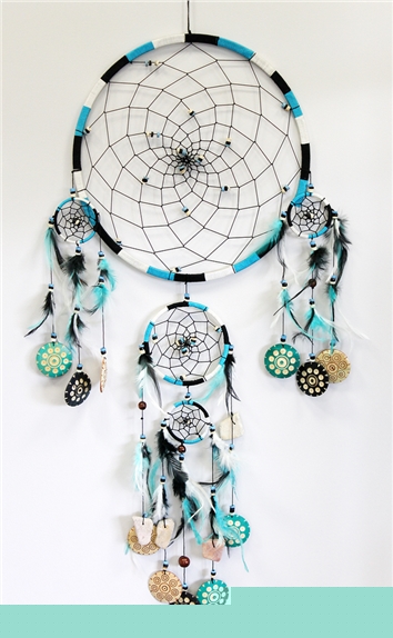 Attrape-rêves bleu turquoise - TGM