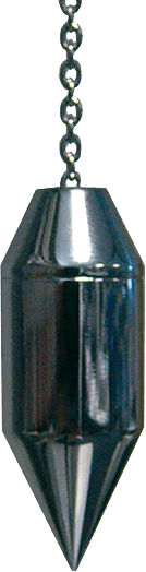 Pendule Cylindre Témoin en Laiton Chromé