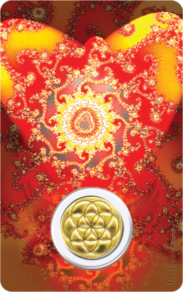 [6268977002012] Médaille sur carte Archange Camaël