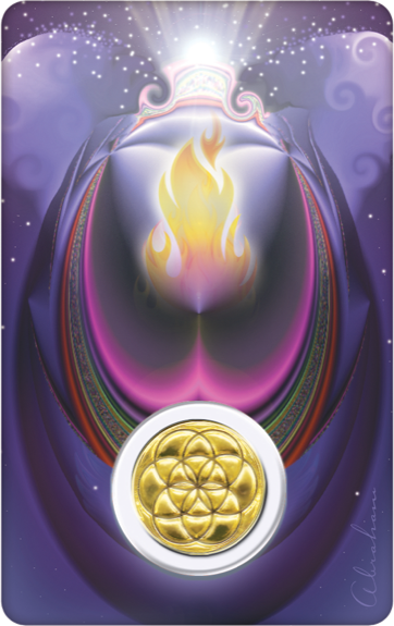 [6268977002043] Médaille sur carte Archange Métatron