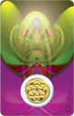 Médaille sur carte Archange Raphaël
