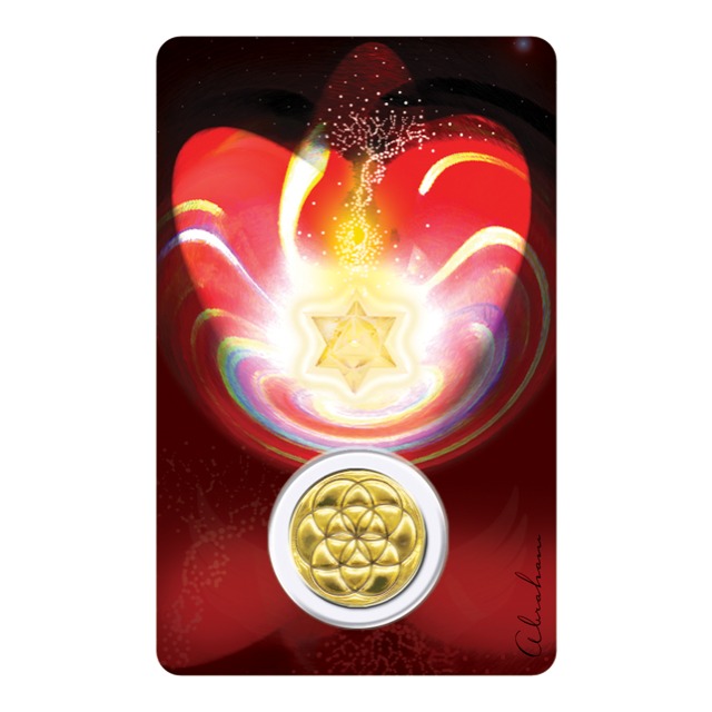 [6268977002067] Médaille sur carte Archange Raziel