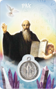 Médaille sur carte Saint-Benoît