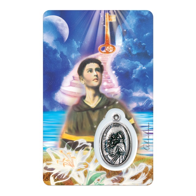 [6268977022058] Médaille sur carte Saint-Antoine
