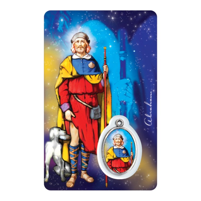 [6268977022119] Médaille sur carte Saint-Roch