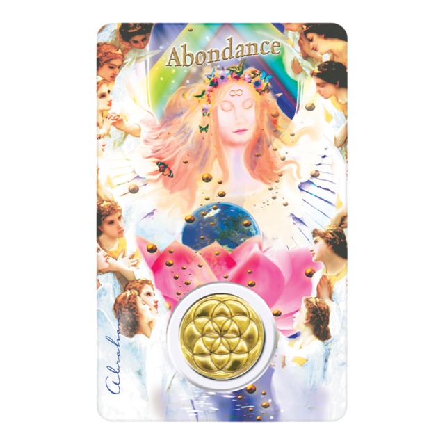 [6268977032088] Médaille sur carte Abondance
