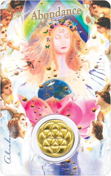 Médaille sur carte Abondance
