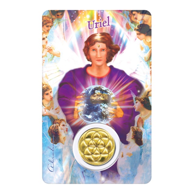 [6268977032095] Médaille sur carte Lumière de Dieu