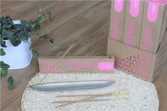 Encens Bâton Organic Rose 15 g
