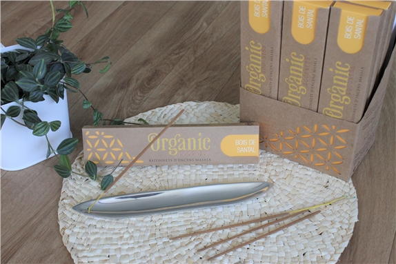 Encens Bâton Organic Bois de Santal 15 g