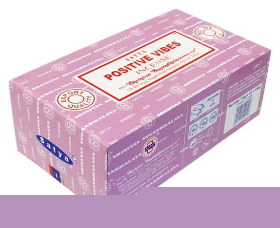 Encens Nag Champa Satya - Positive Vibes - 15 grs