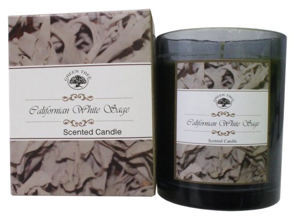 Bougie Green Tree Sauge Blanche