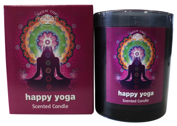 Bougie Green Tree Happy Yoga