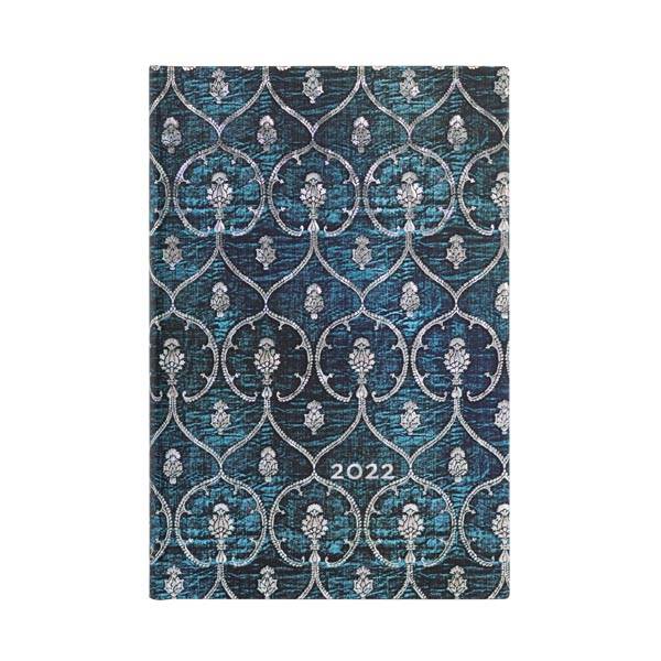 12 mois - 2022 Velours Bleu - Mini - Horizontal