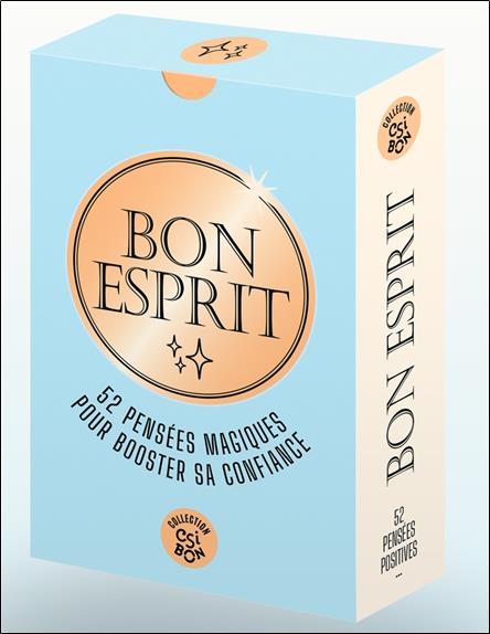 Bon esprit - 52 pensées magiques pour booster sa confiance - Coffret