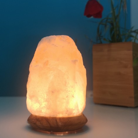 Lampe USB en Cristal de Sel d'Himalaya Rock