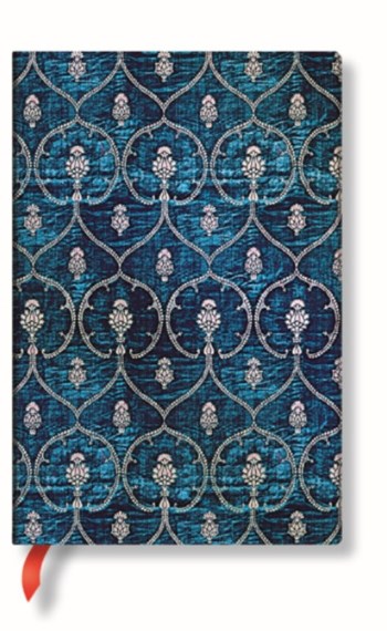 Carnets à couverture rigide - Velours Bleu - Mini - Non ligné