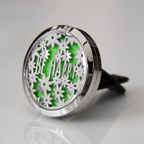 Diffuseur voiture Clip'Arôme - Be Happy