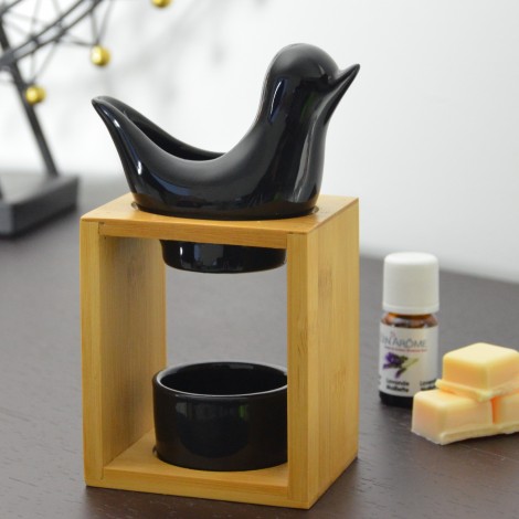 Brûle parfum céramique Birdy Noir - Nouveauté