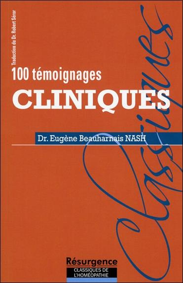 100 témoignages cliniques