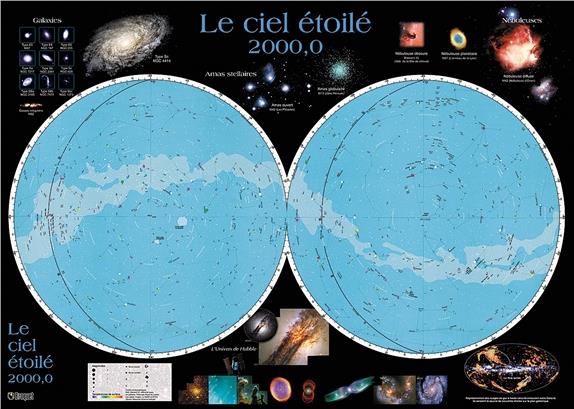 Le ciel étoilé - 2000,0