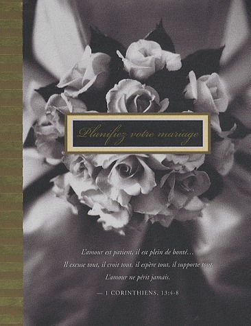 Planifiez votre mariage