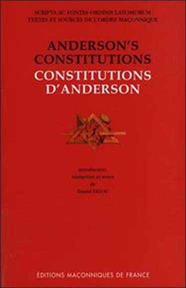 Les Constitutions d'Anderson