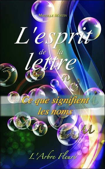 L'esprit de la lettre - Ce que signifient les noms