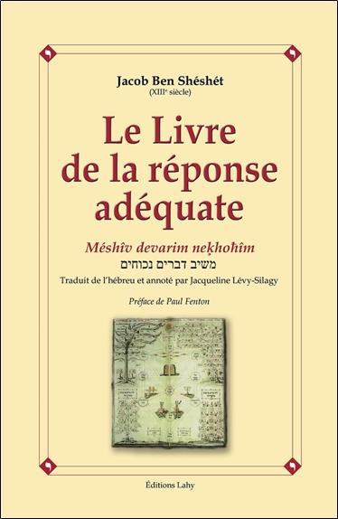[épuisé] Le livre de la réponse Adéquate
