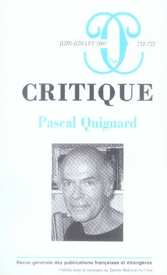 Critique Pascal Quiignard