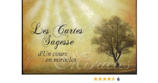 Les Cartes Sagesse d'Un Cours en Miracles