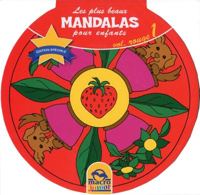 Les plus beaux mandalas pour enfants - volume 1 Rouge