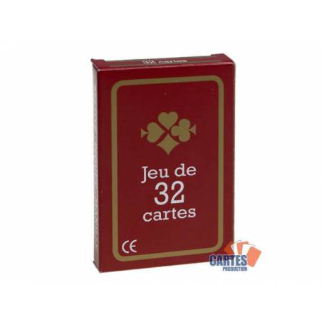 Jeu 32 cartes la Gauloise - boîte carton