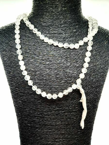 Collier Mala Cristal de Roche
