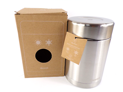Lunch box 500ml acier isotherme Qwetch - 10,7 x 15,7 x 10,7