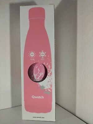 Bouteille nomade 500ml noir isotherme Qwetch - 8 x 26,8 x 8