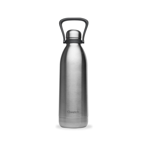 Bouteille nomade inox 1.5l  inox brossé isotherme +poignée